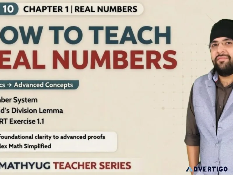 How to teach real numbers class 10 maths teaching method euc