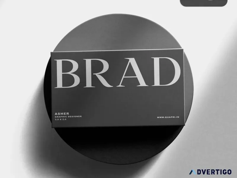 Matte visiting cards