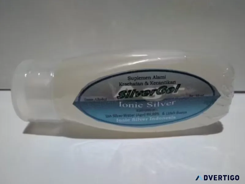Ionic silver gel (ag+) gel ion perak