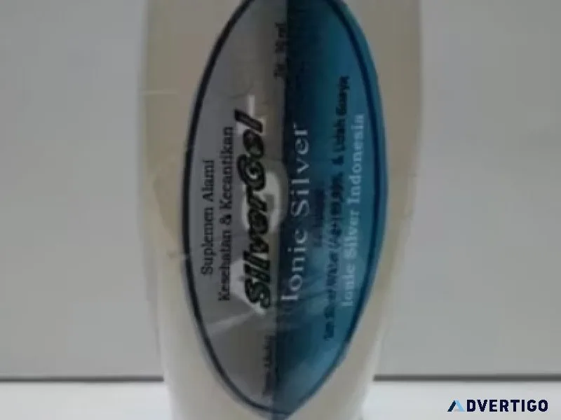 Ionic silver gel (ag+) gel ion perak
