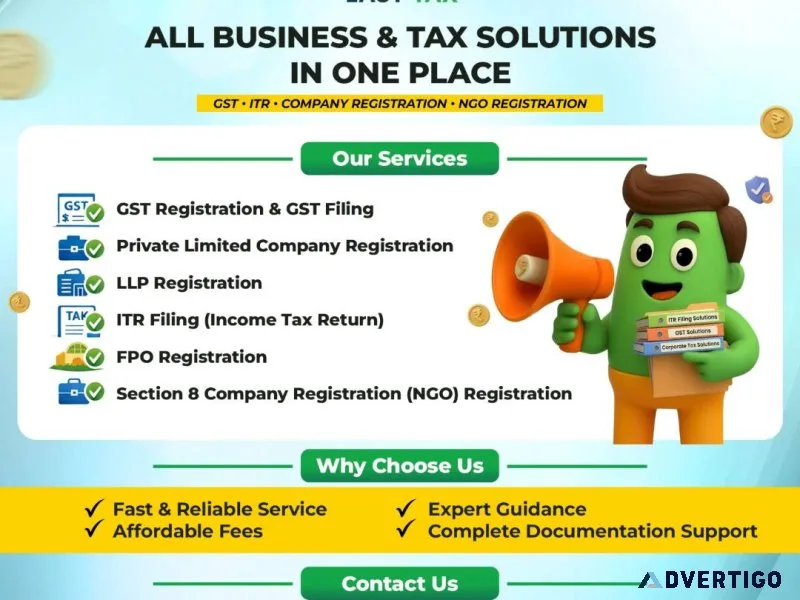 Easy tax provides reliable and affordable tax solutions 