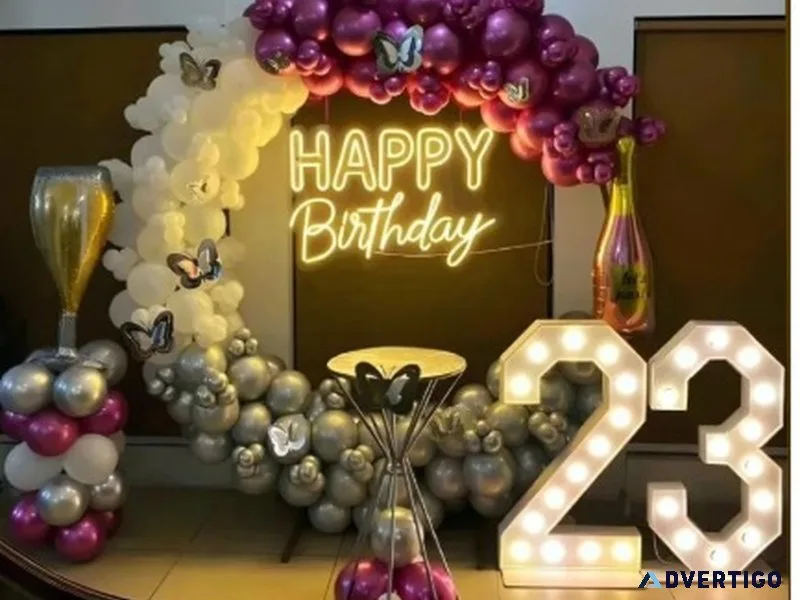 Best balloon decoration in mumbai skyrixe