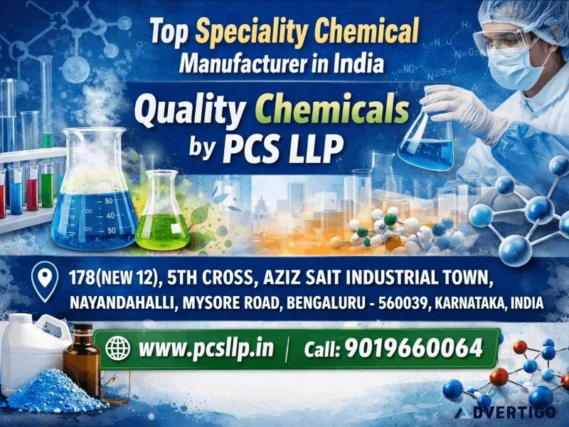 Top speciality chemical manufacturer in india quality chemicals