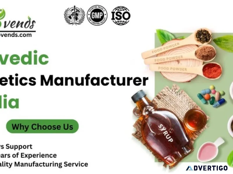 Ayurvedic cosmetics manufacturing