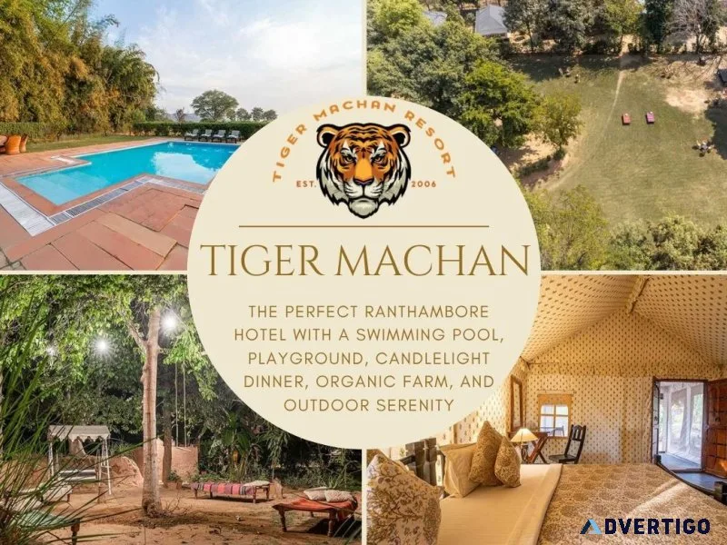 Best ranthambore resort with swimming pool family activities