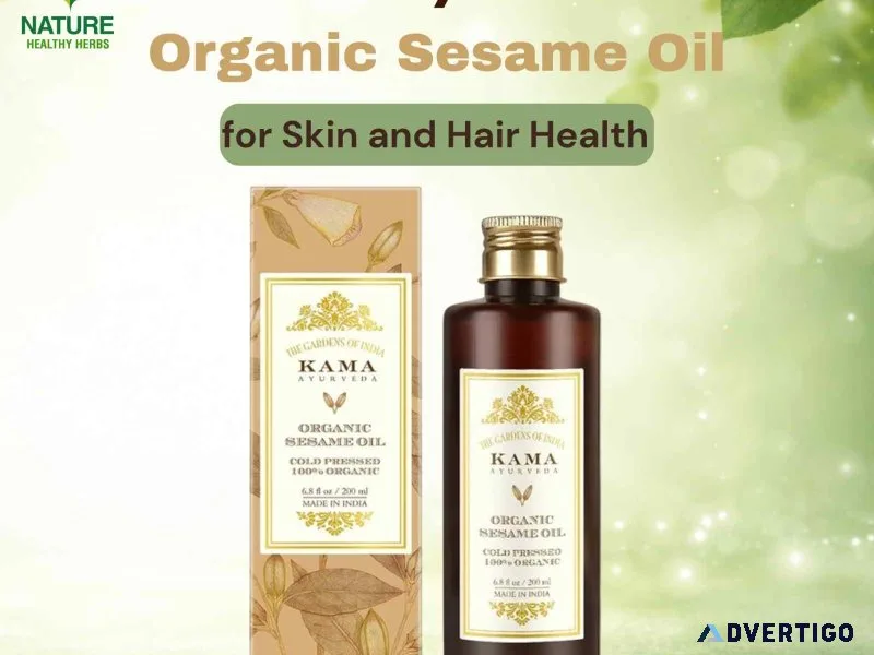Kama ayurveda organic sesame oil