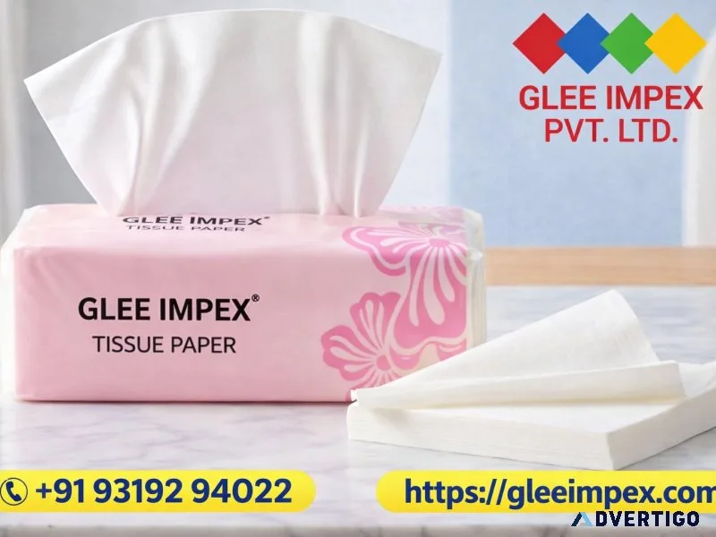 Top tissue paper exporter glee impex pvt ltd