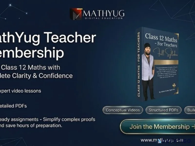 Teach class 12 maths with clarity