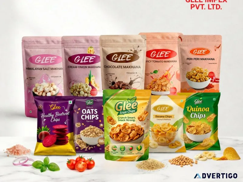 Healthy snacks exporter in india glee impex pvt ltd