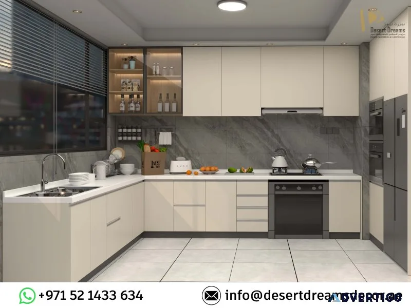 Design and build modular kitchen cabinets in uae