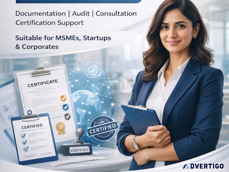 Iso certification in nasik