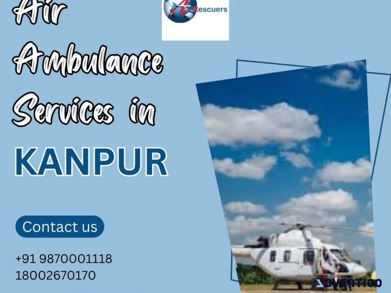 Air medical assistance in kanpur fast