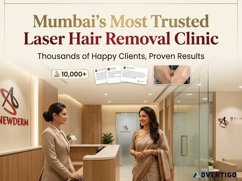 Mumbais most trusted laser hair removal clinic thousands