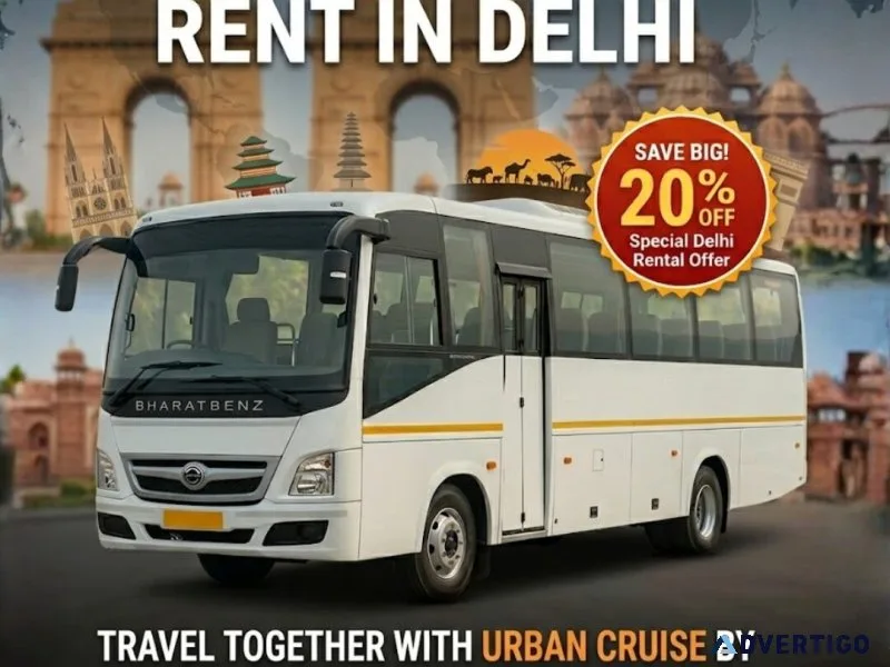 Mini bus on rent for easy group travel book now