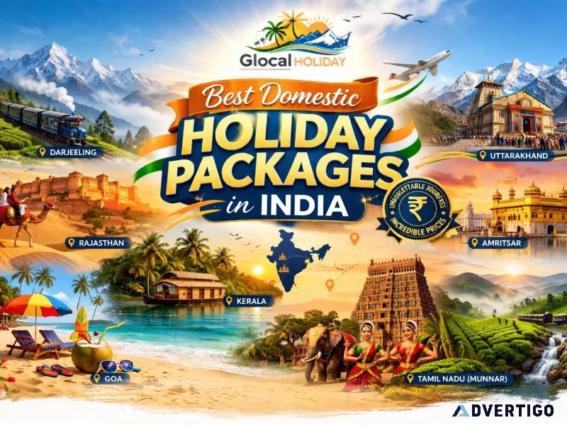 Best domestic holiday packages in india noida delhi ncr