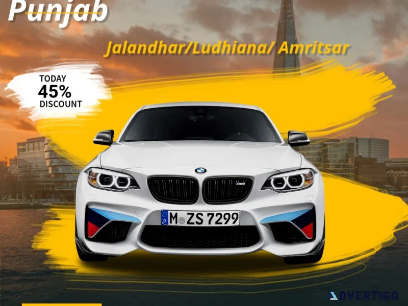Self drive car rental in punjab jalandhar ludhiana amritsar