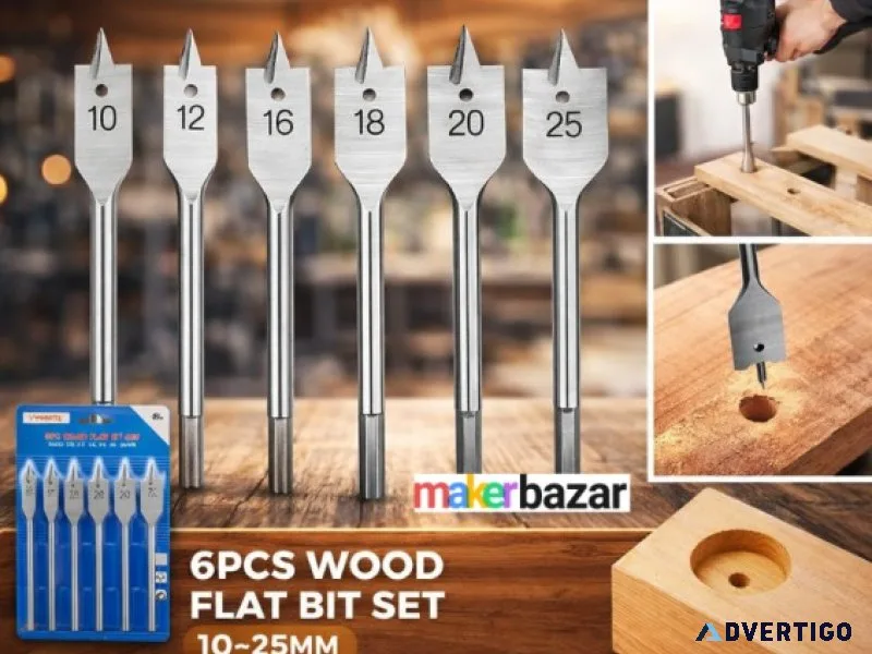Flathead hexshank wood cutting tools