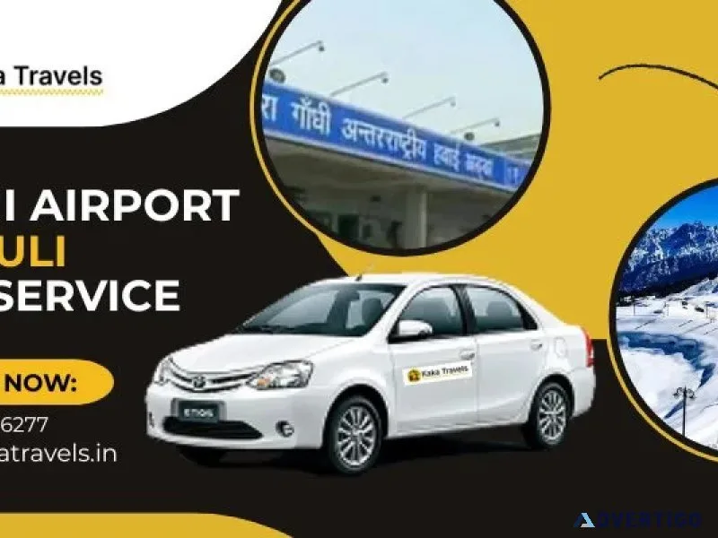Affordable delhi airport to auli taxi service for family tours