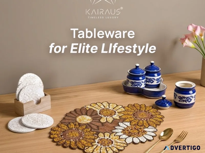 Luxury tableware sets online elegant dining by kairaus