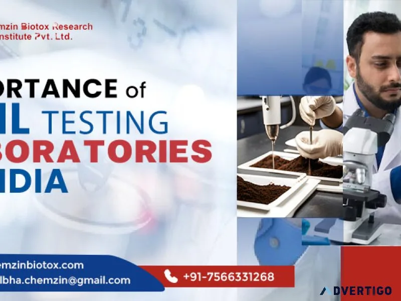 Soil testing laboratories in india chemzin biotox