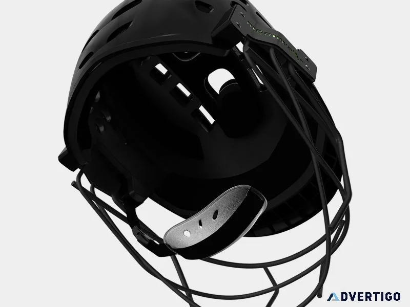 Lightweight cricket helmet for confident play