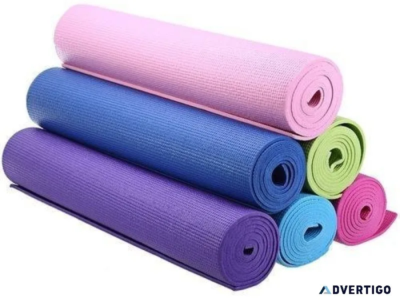 Comfortable 6mm yoga mat for home workouts at best price