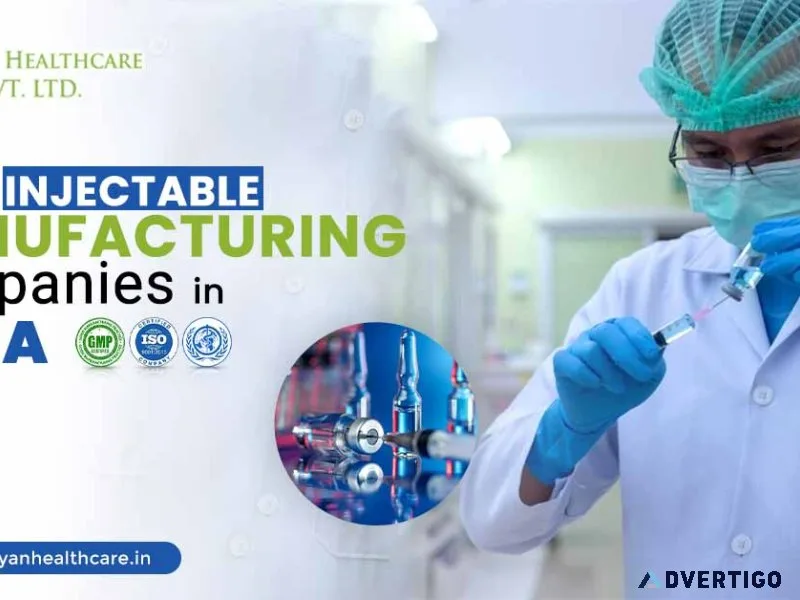 Injectable manufacturing companies in india