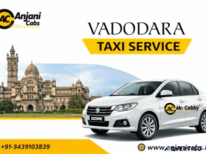 Book vadodara taxi service for tourist sightseeing plans