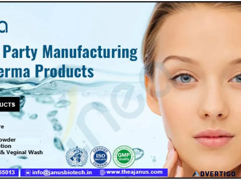 Third party manufacturing for derma products