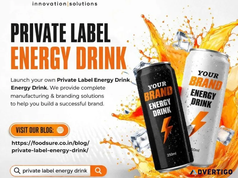 Private label energy drink manufacturing
