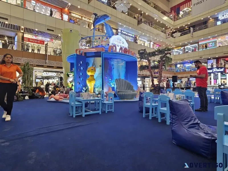 Experiential marketing activations in malls