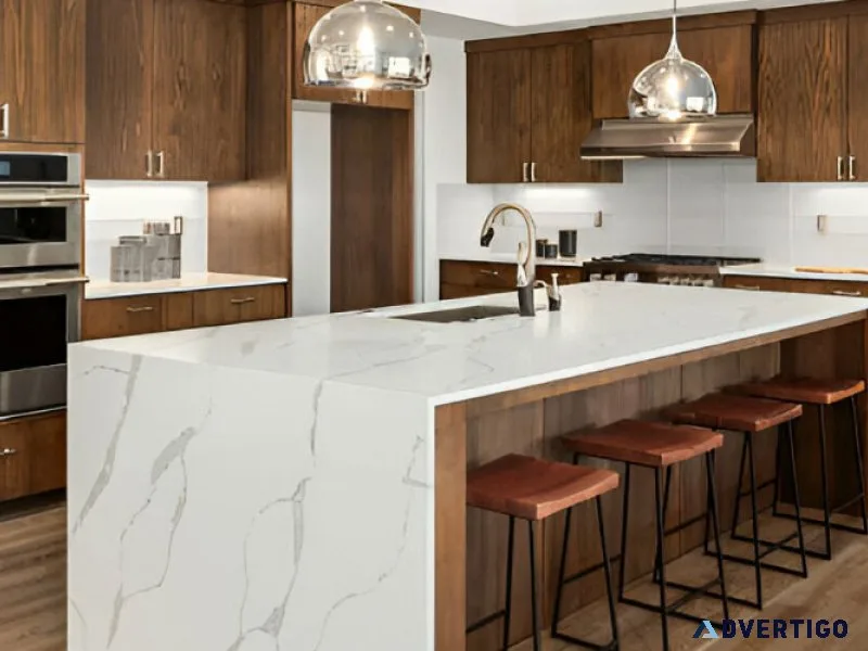 Porcelain tile kitchen countertops for durable modern kitchens