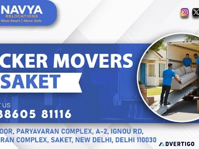 Top packer movers in saket delhi local domestic relocation