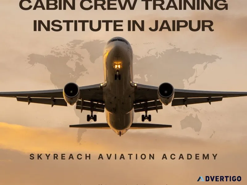 Join the best cabin crew training institute in jaipur skyreach