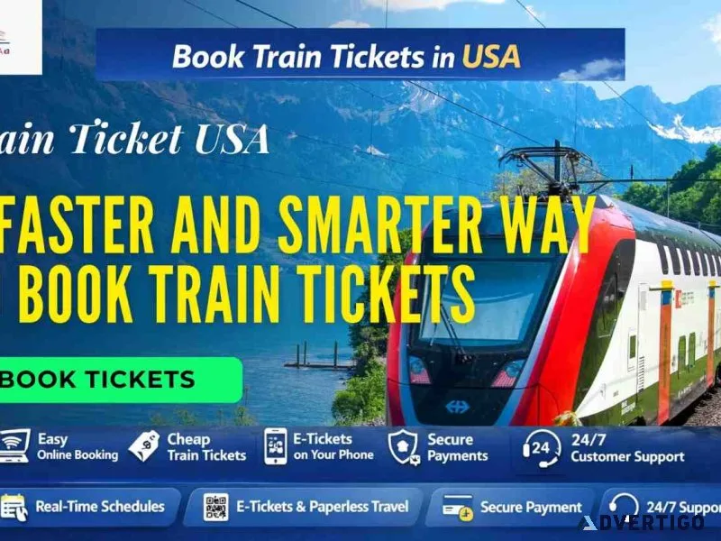 Book affordable train tickets usa online