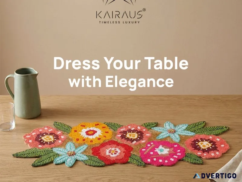 Shop handmade table linen online by kairaus