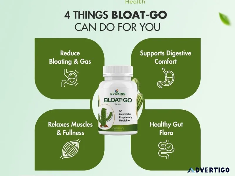 No more heavy feeling choose bloatgo