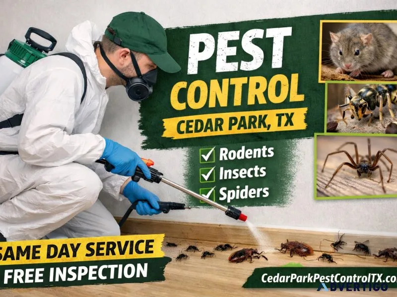 Pest control service in cedar park tx