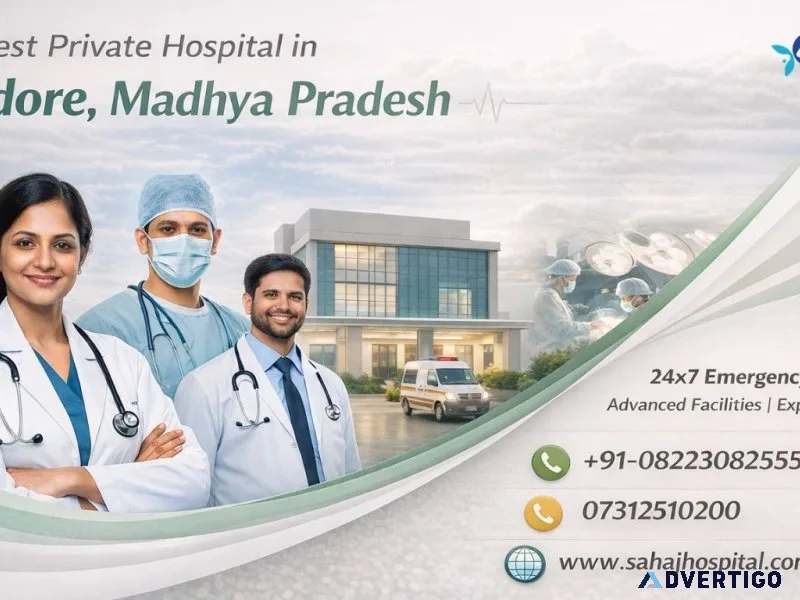 Best private hospital in indore for quality care sahaj hospital