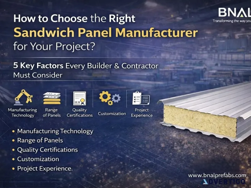 How to choose the right sandwich panel manufacturer for your pro