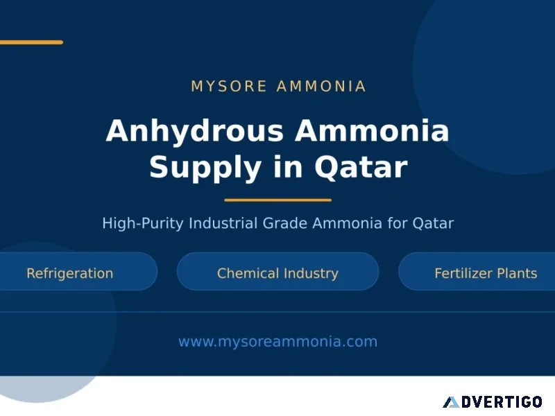 Reliable ammonia supplier for qatar industry call now