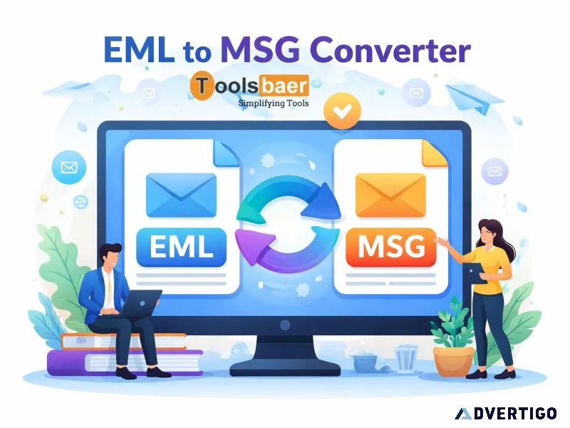 Convert eml files into msg