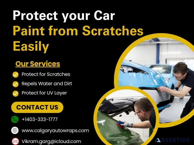 Paint protection film services in calgaryautowraps