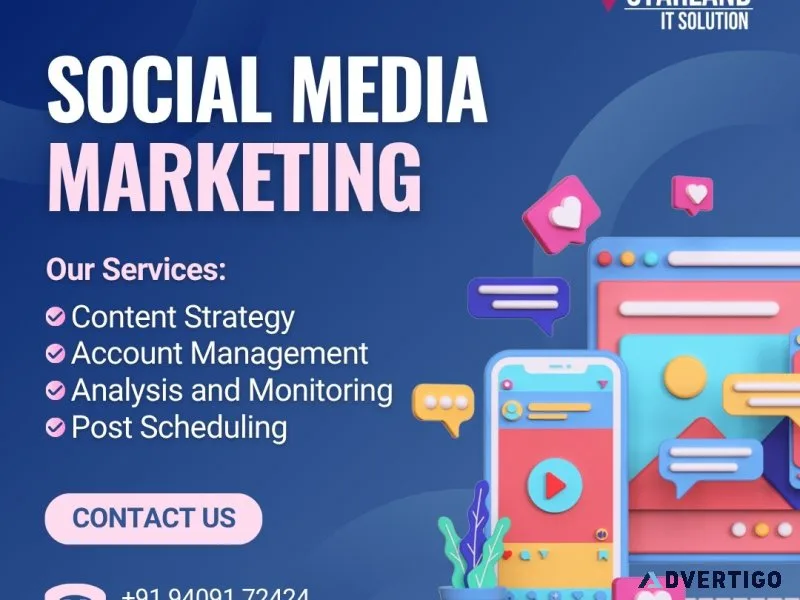 Best social media marketing agency in ahmedabad starland it so