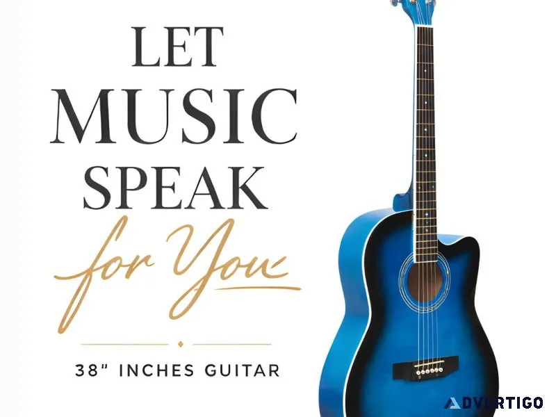 38 inch guitar acoustic guitar with portable design rich so