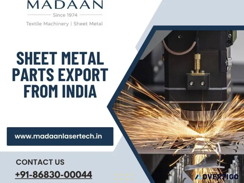 Sheet metal parts export from india