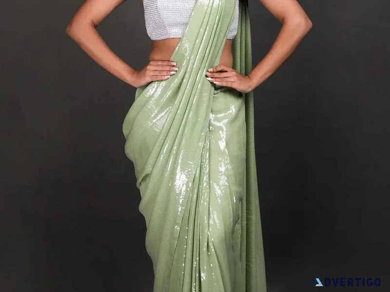 Pre draped saree readytowear style