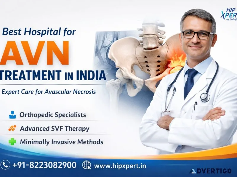 Best hospital for avn treatment in india hipxpert