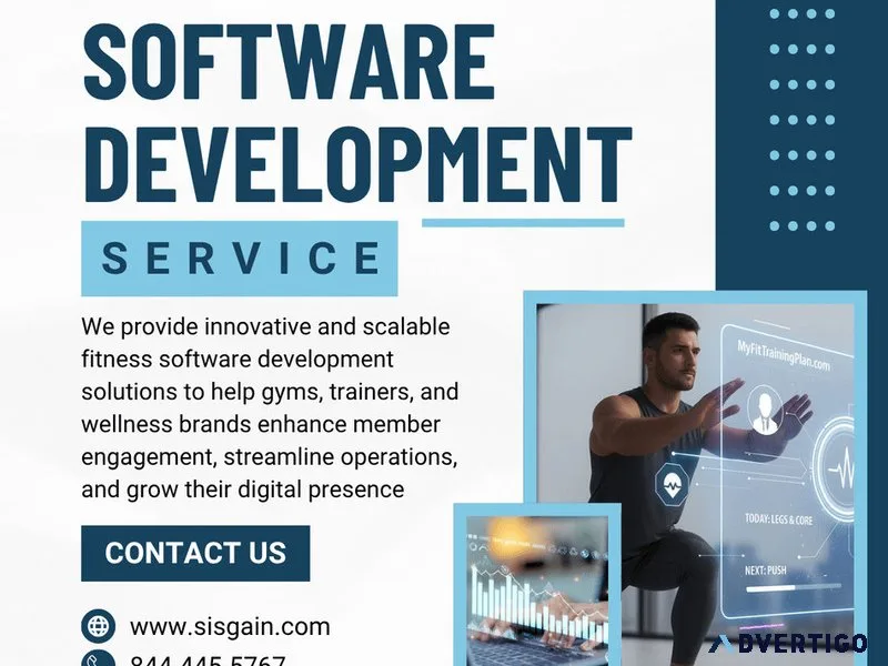 Fitness software development services for gyms