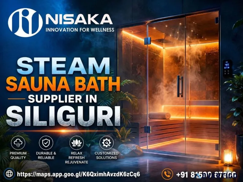 Steam sauna bath supplier in siliguri fast service